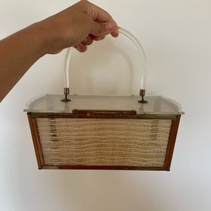 Vintage acrylic purse